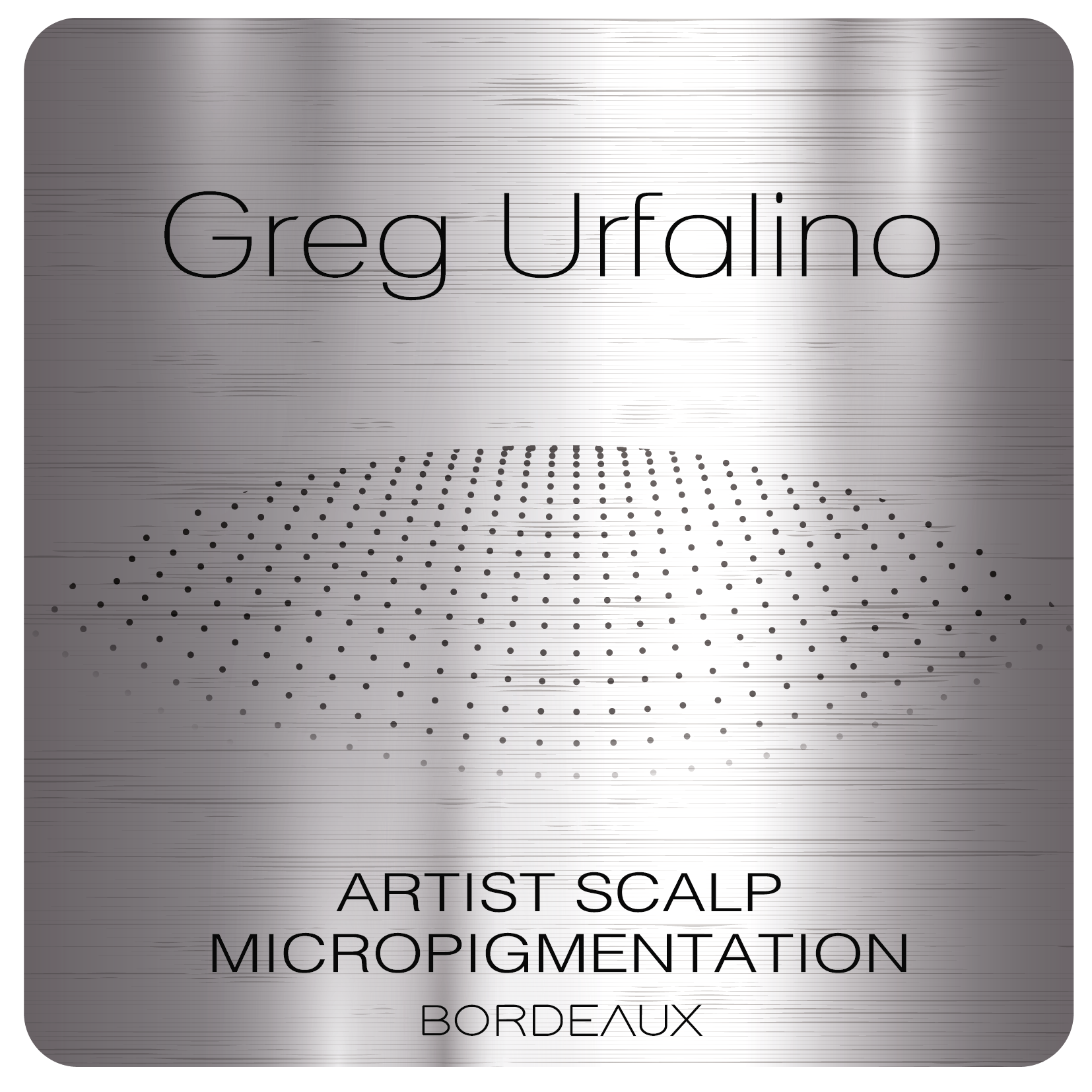 Greg Urfalino artist smp bordeaux #tricopigmentation #tricopigmentationbordeaux #smpbordeaux