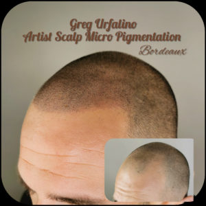 Greg Urfalino artist smp bordeaux #tricopigmentation #smpbordeaux
